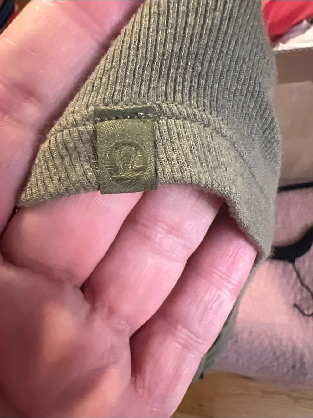 #164 Lululemon Soft Ribbed Scoop Neck Tank Olive Sage Size 14 EUC